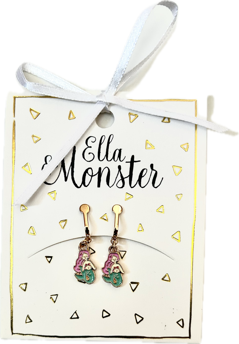 Ella & Monster Accessories - Clip-On-Ohrringe Süße Meerjungfrau 6er-Pack