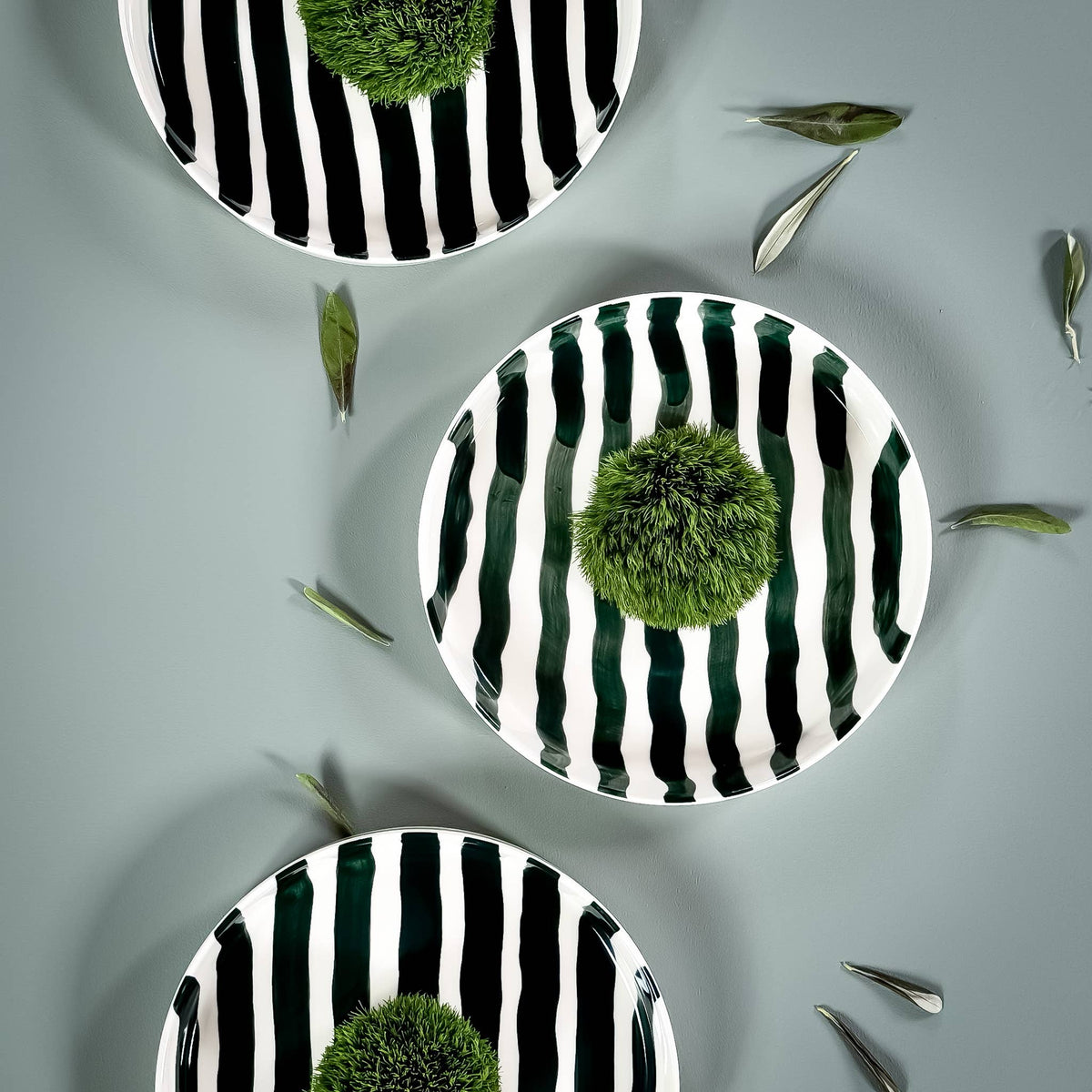 Magazin Minori Teller Stripes - gentle green