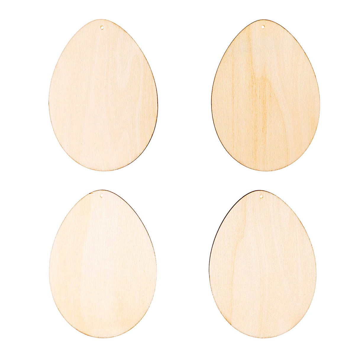 Holzdekoanhänger-Set 'Osterei / 4teilig'