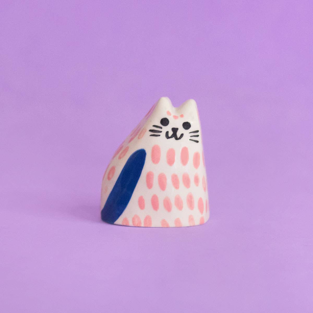 Katzenbaby/kleine Keramikskulpturen - Pink