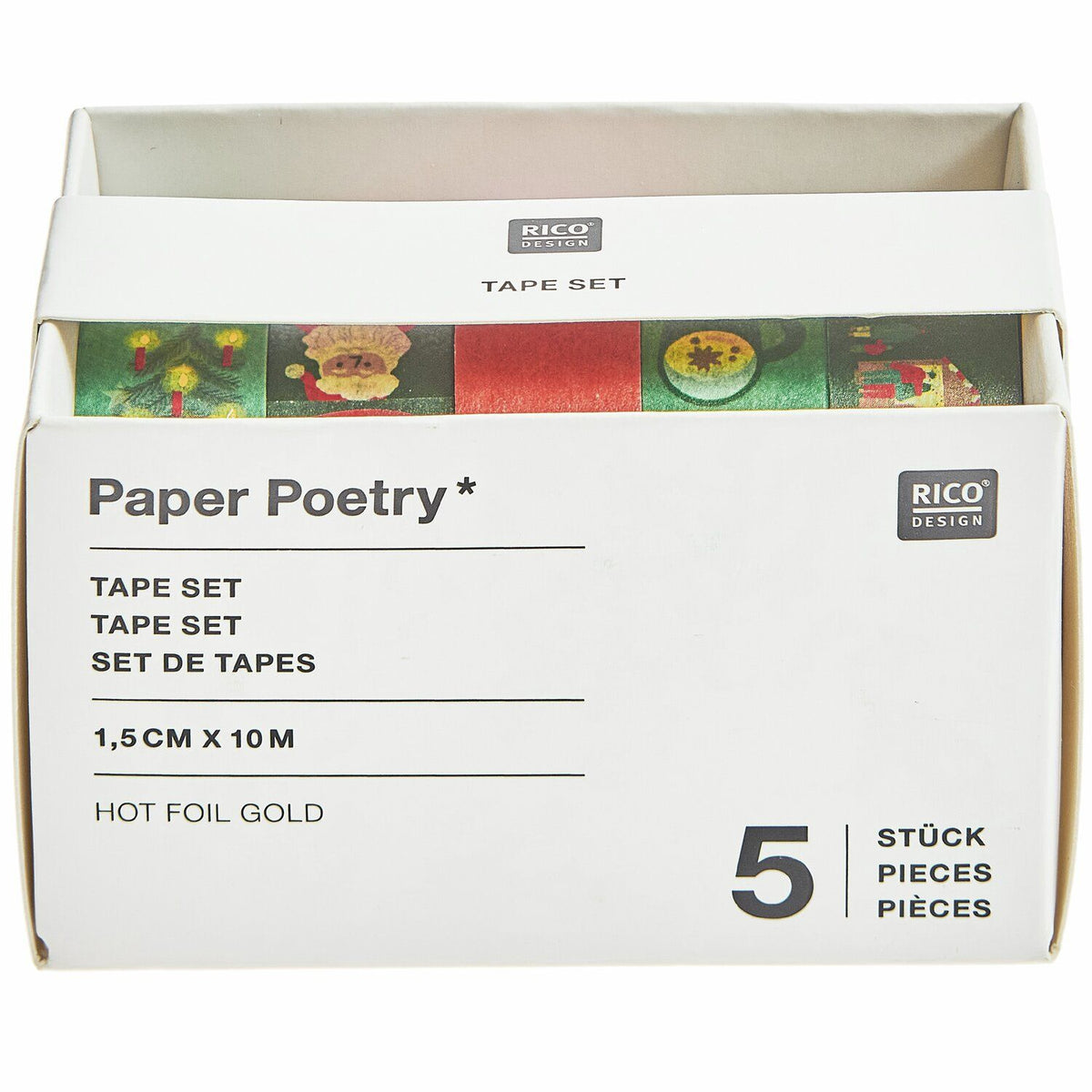 PAPER POETRY Tape Set 'Weihnachtsmarkt Classic'