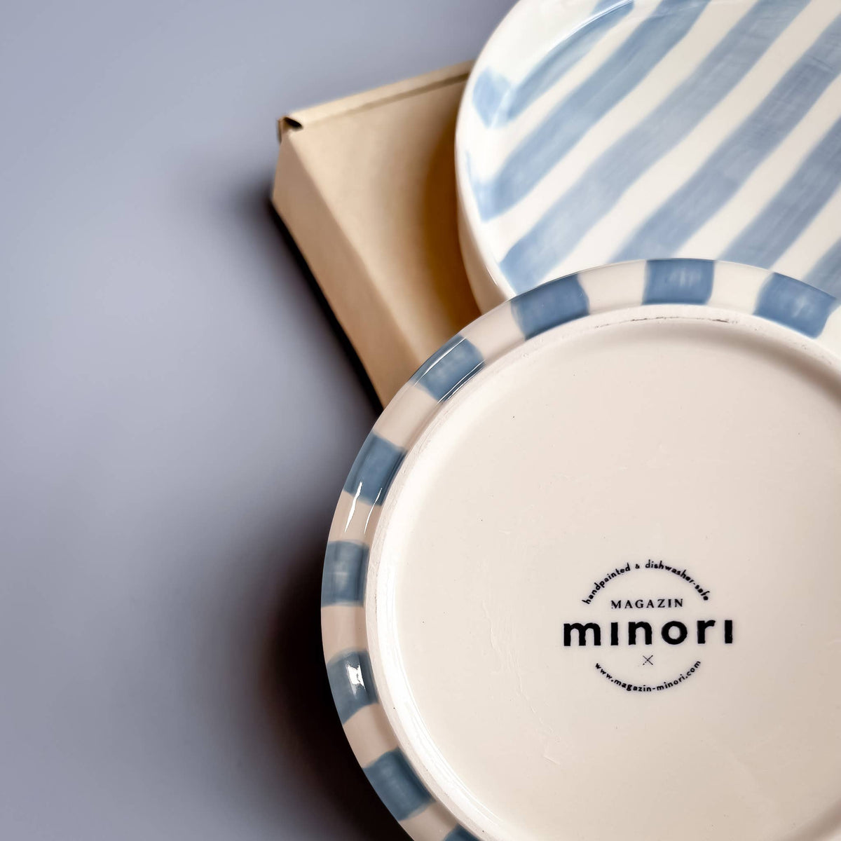 Magazin Minori Schale Stripes - morning azzurro