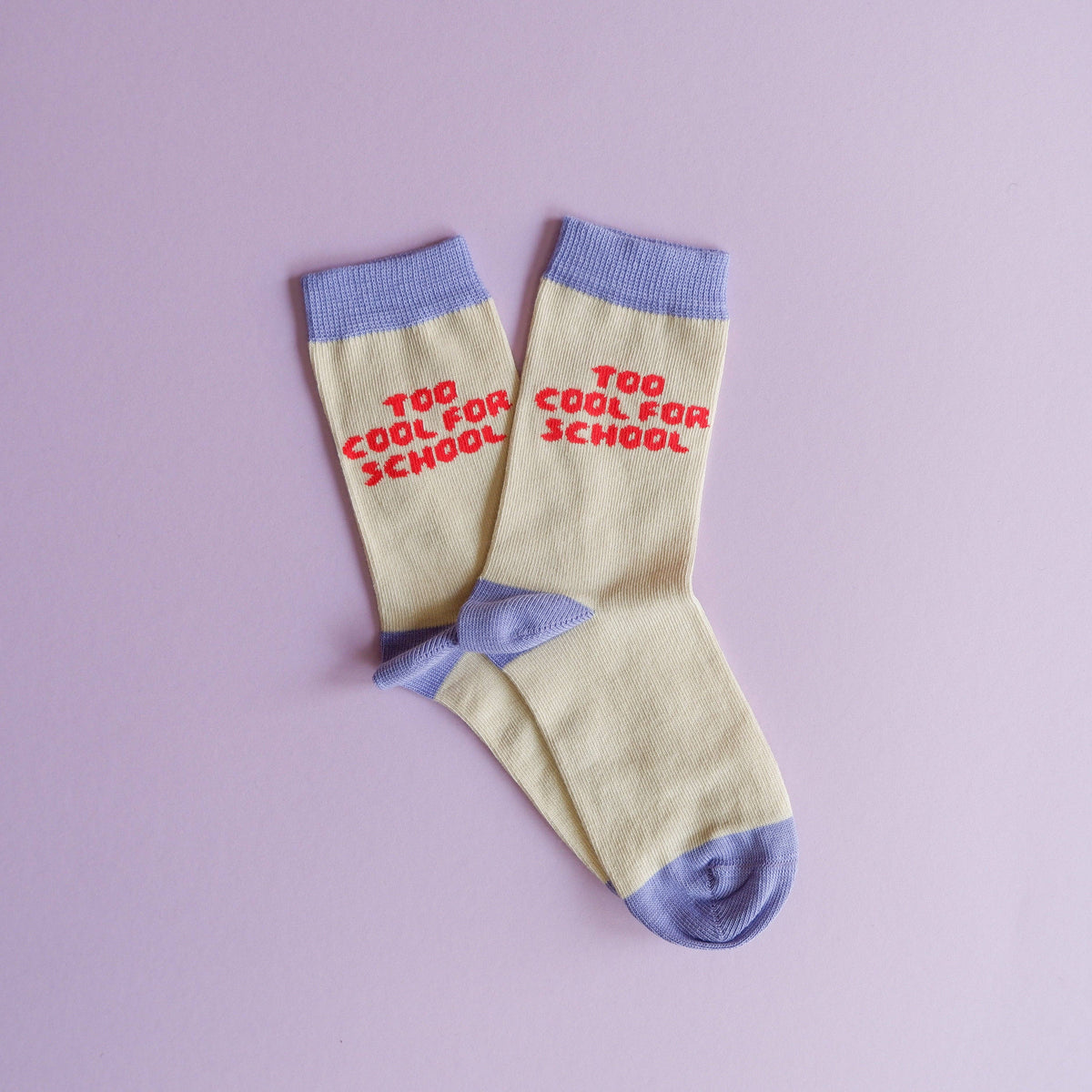 Tinyday "Too cool for school" Socken Flieder