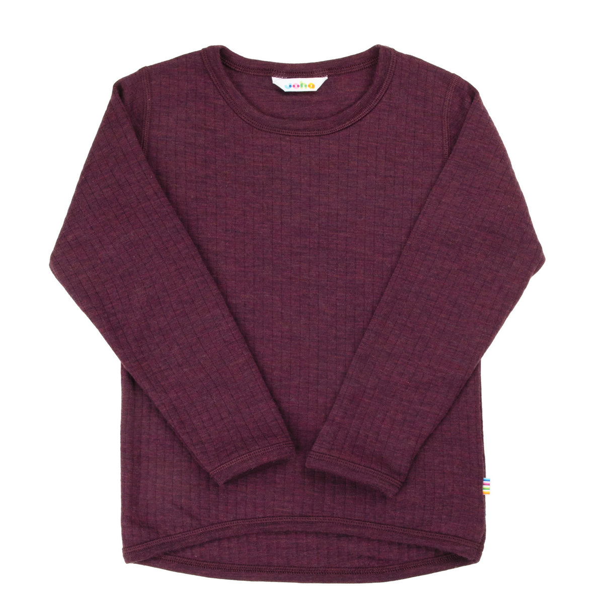 Joha Longsleeve Merinowolle 'Pflaume'