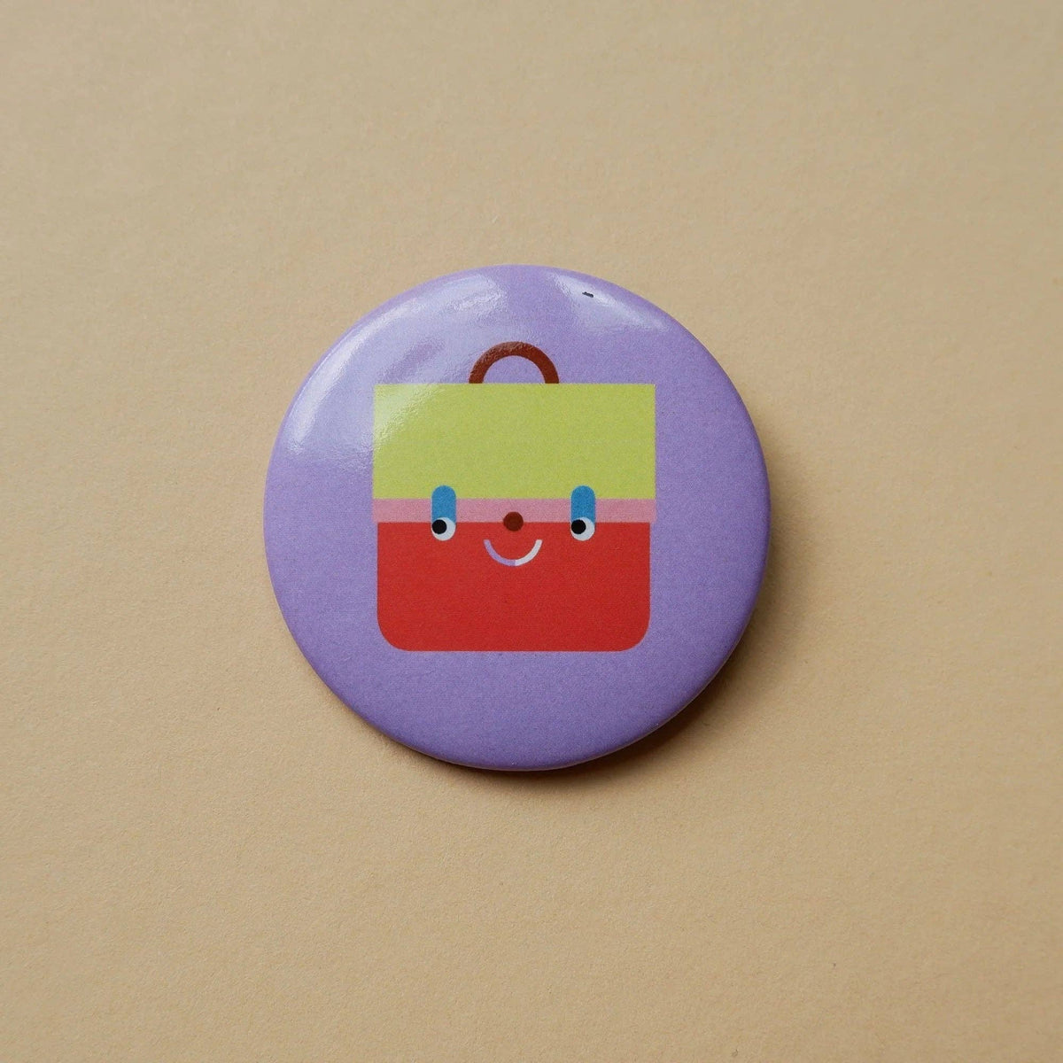 tinyday - Button "Tornister flieder"