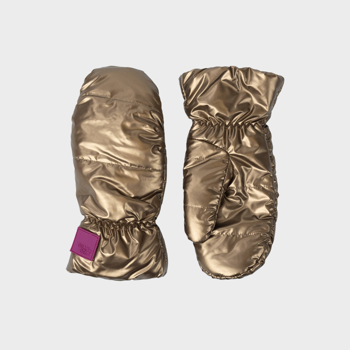 BILLYBELT -Fäustlinge für Erwachsene aus Fleece - metall Gold