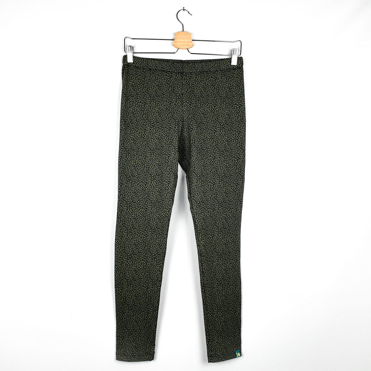 Kinderleggings 'minileo/dunkelgrün'