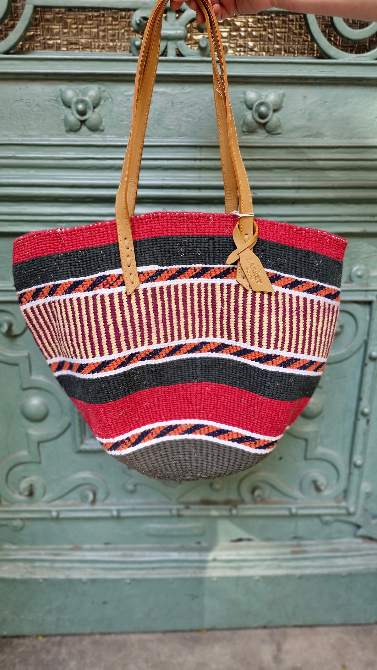 The Basket Room 'Nifty Knit' Tragetasche -unterschiedliche Farben-