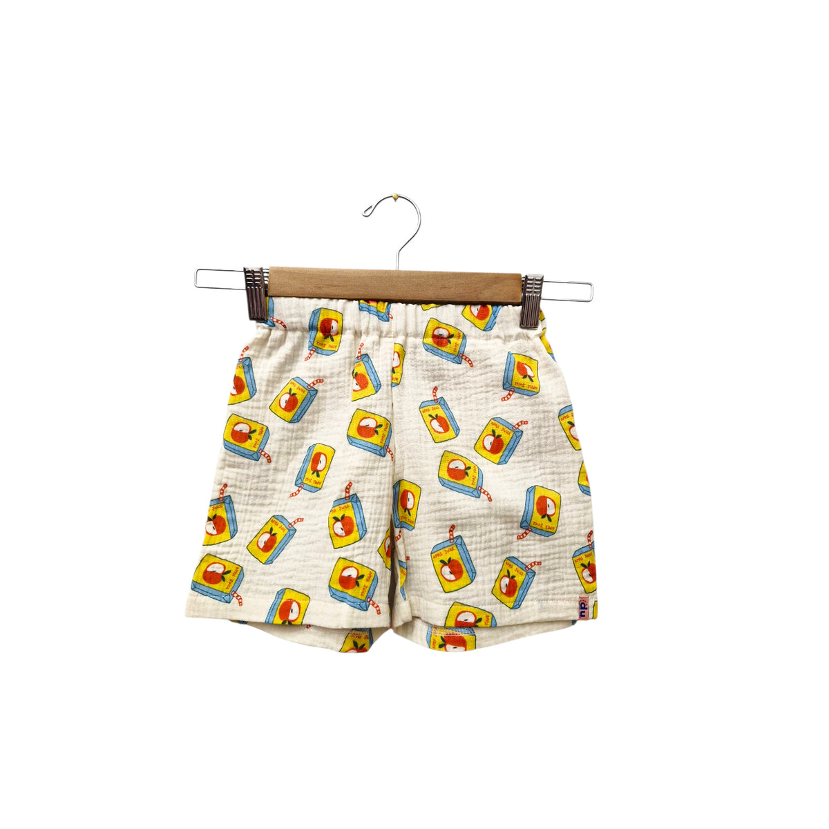 Studio du. Musselin Short 'Trinkpäckchen Look'