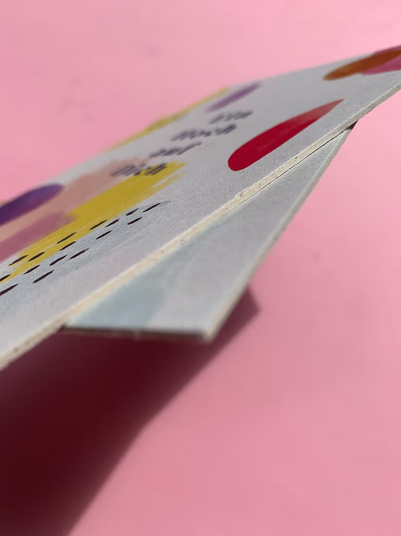 Anna Beddig -Postkarte Ein Hoch auf dich -