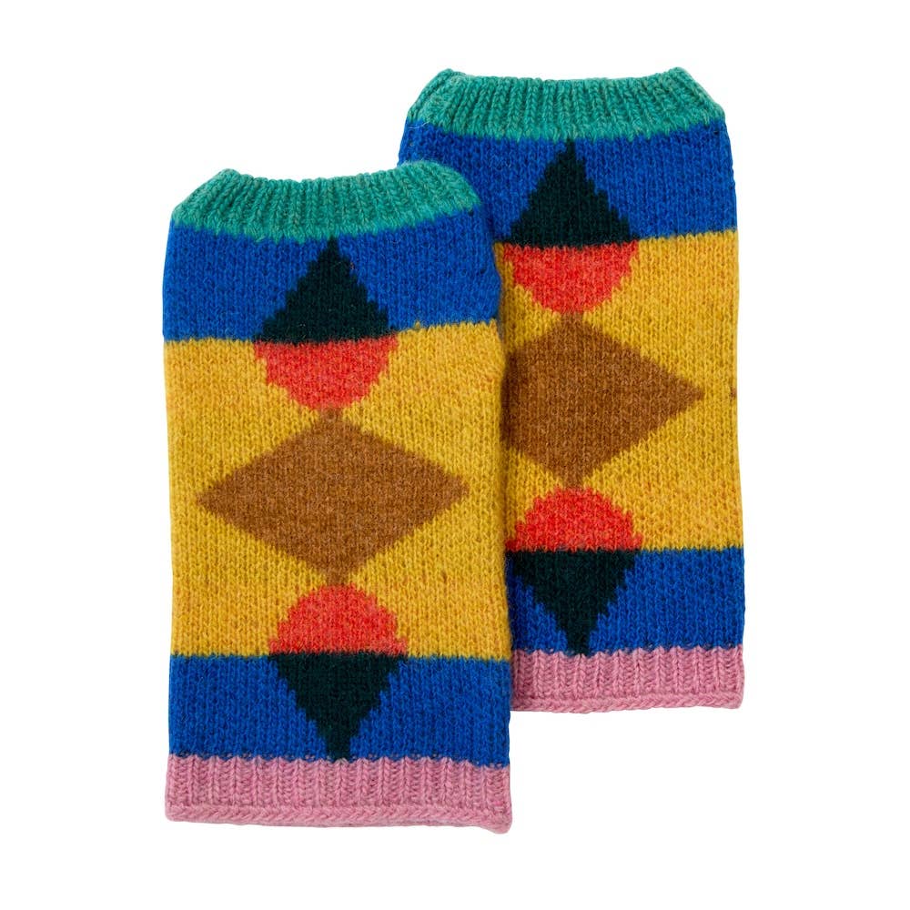 Donna Wilson Stained Glass Wrist Warmers ArmStulpen