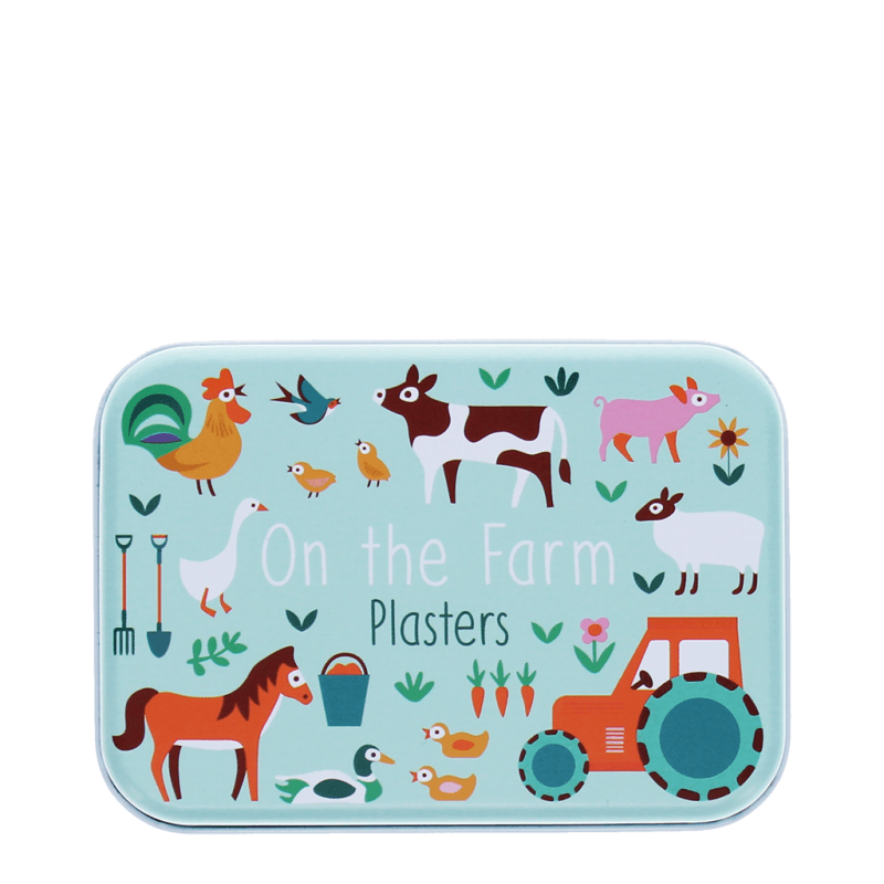 Kinderpflaster in der Dose (30 Stück) - Farmyard