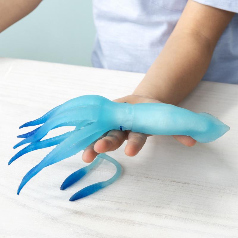 Im Dunkeln leuchtendes Squishy-Spielzeug - Tintenfisch
