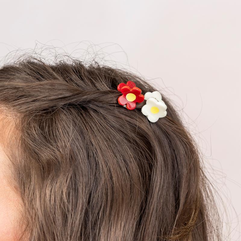 Blumen Haarklammern 2'er Set