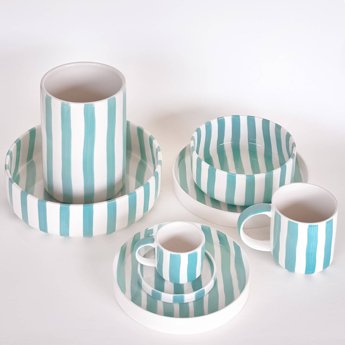 Magazin Minori Schale Stripes amalfi mint