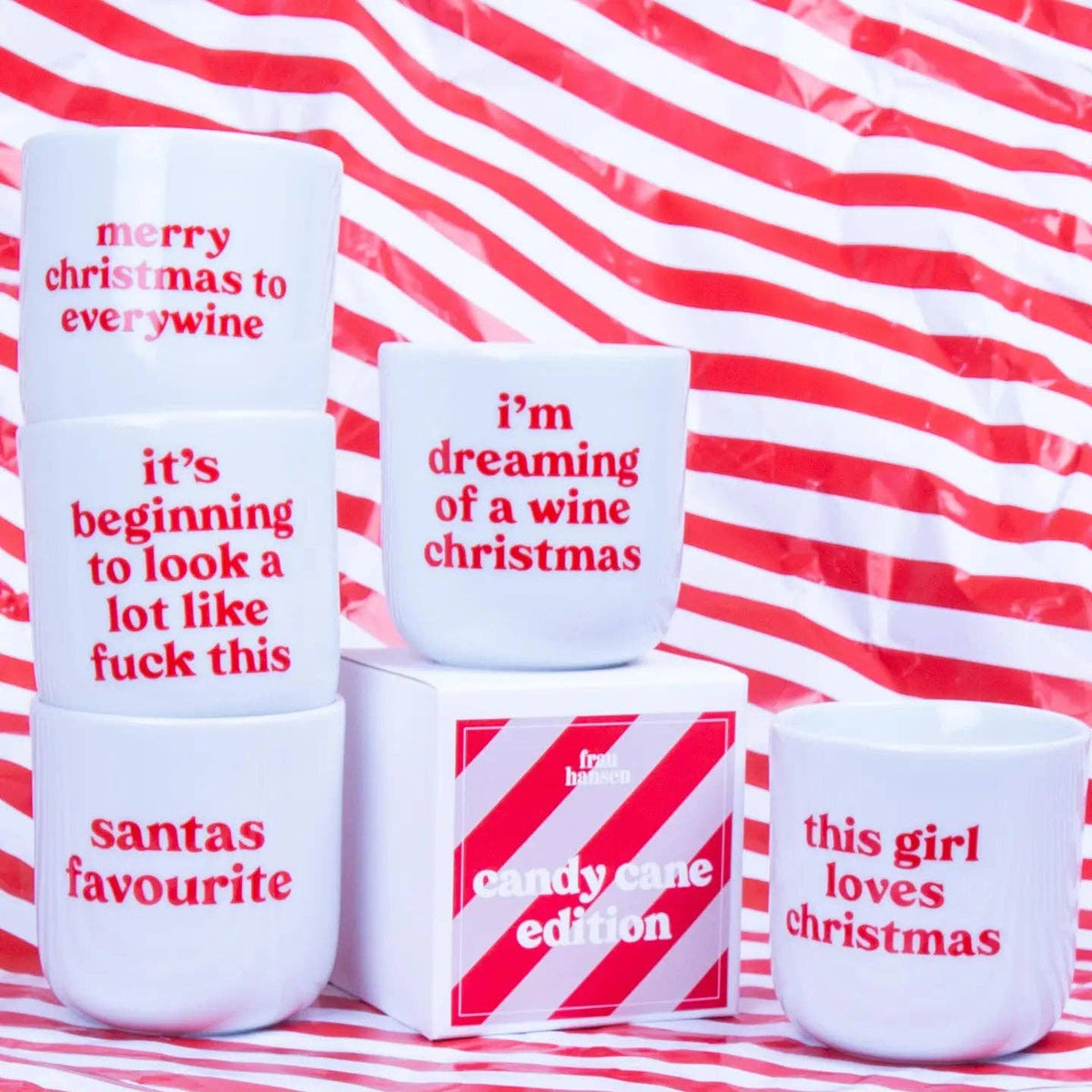 Becher "Christmas Girl" von Frau Hansen