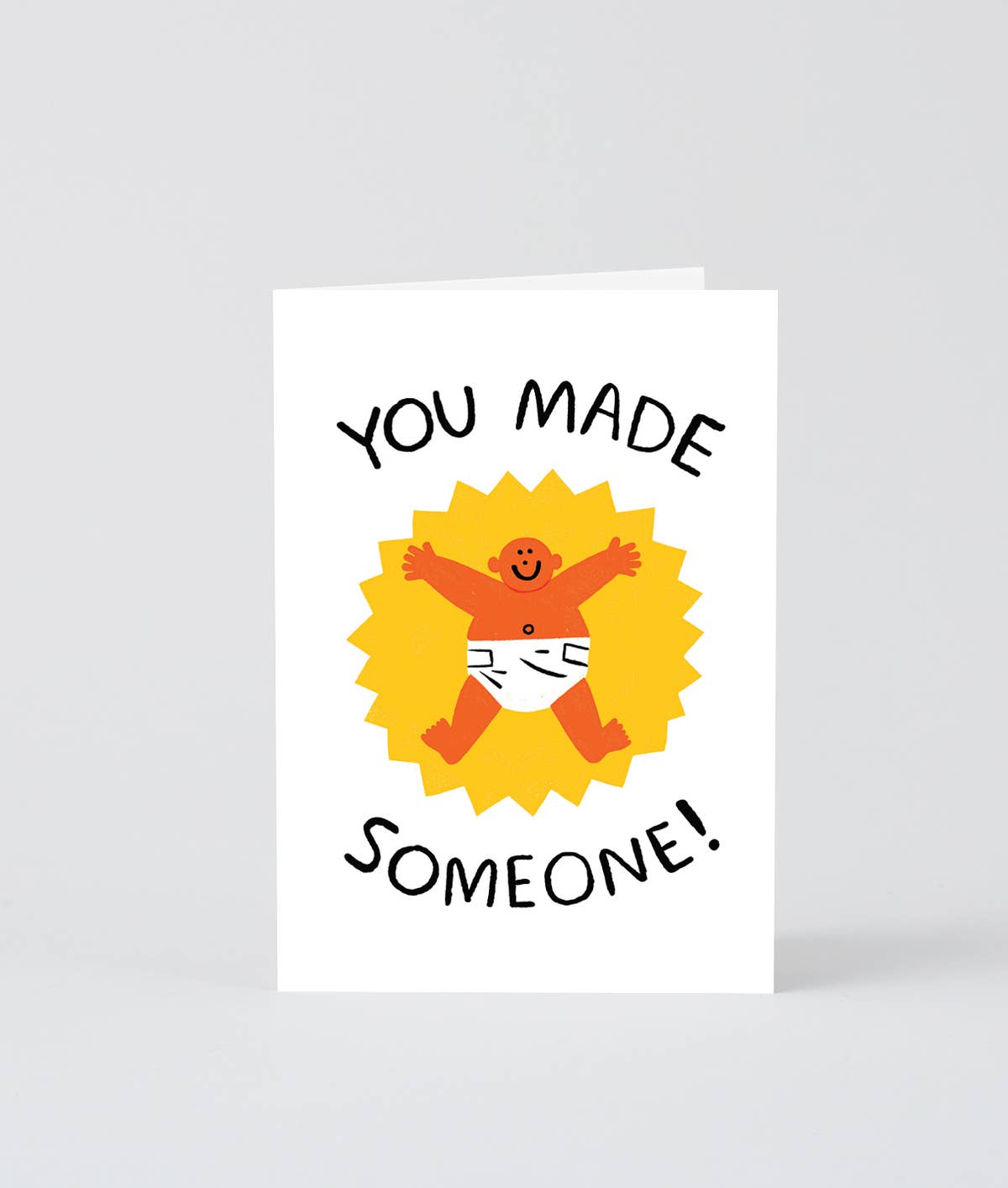WRAP Grußkarte „you made someone" Babykarte