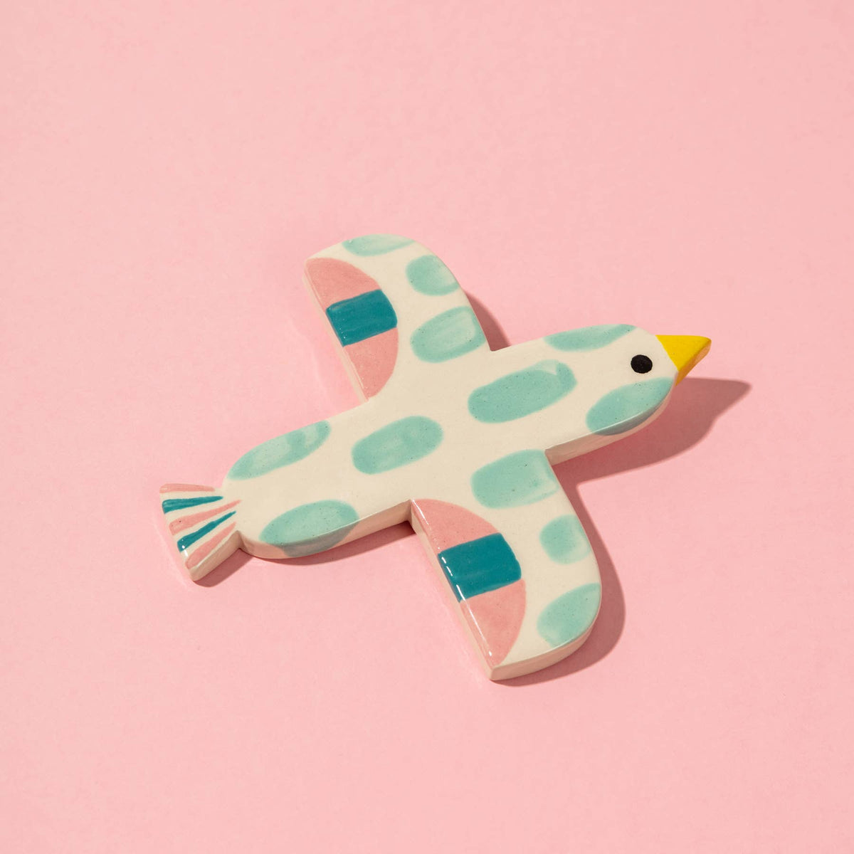Ana Seixas Bird Mint / Keramik-Hänger