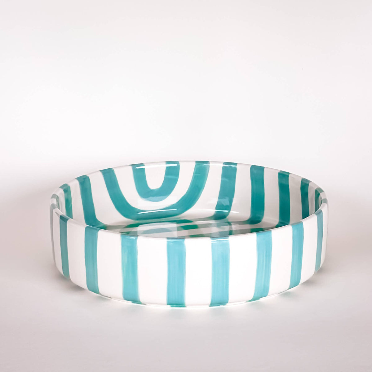 Magazin Minori Schale gross Stripes - amalfi mint