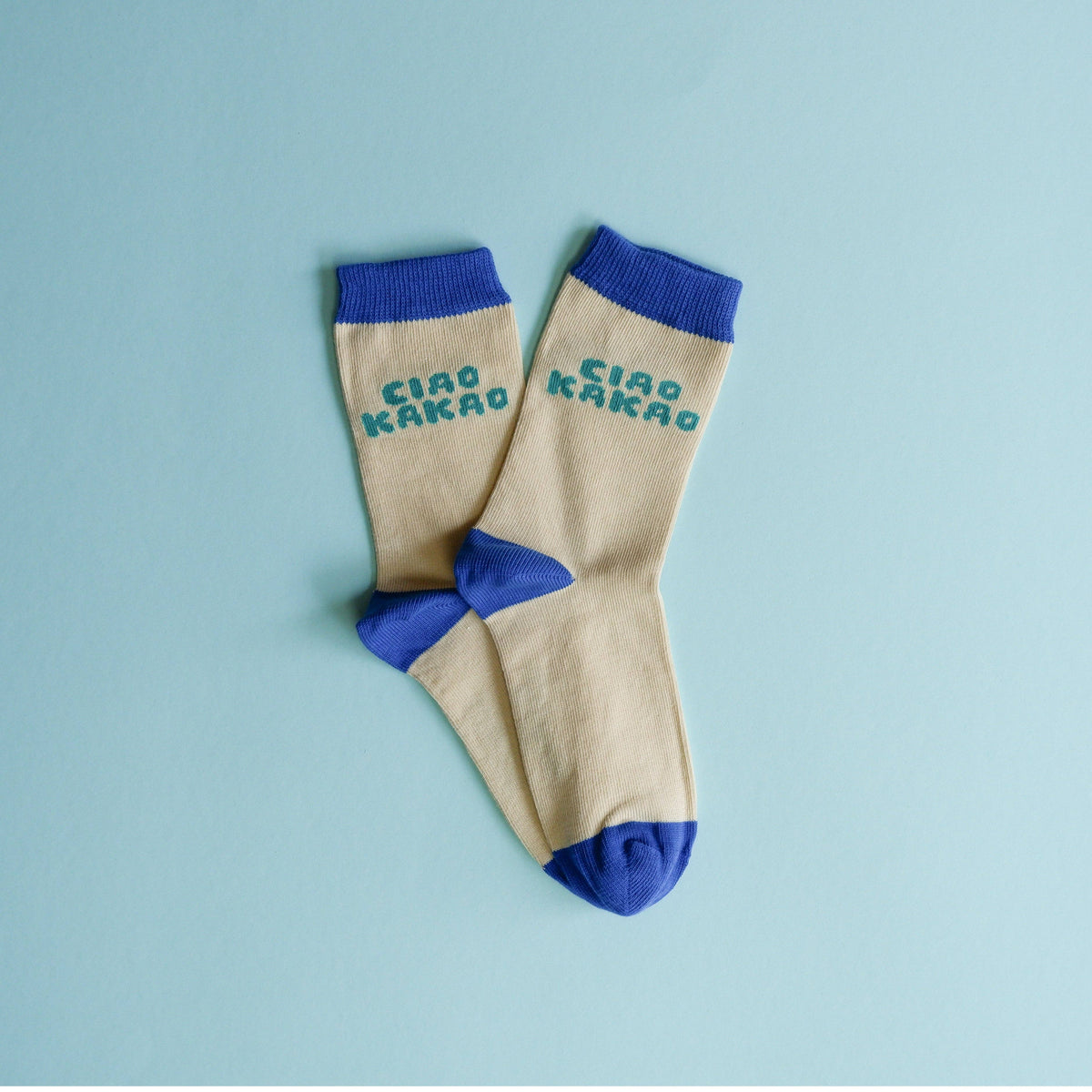 Tinyday Ciao Kakao-Socken Blau