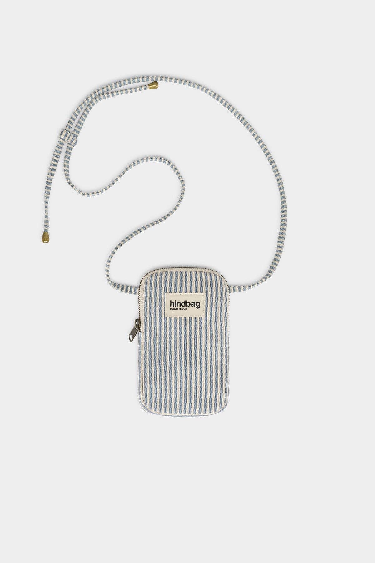 Hindbag Handyhülle "Bill" Blaue Streifen