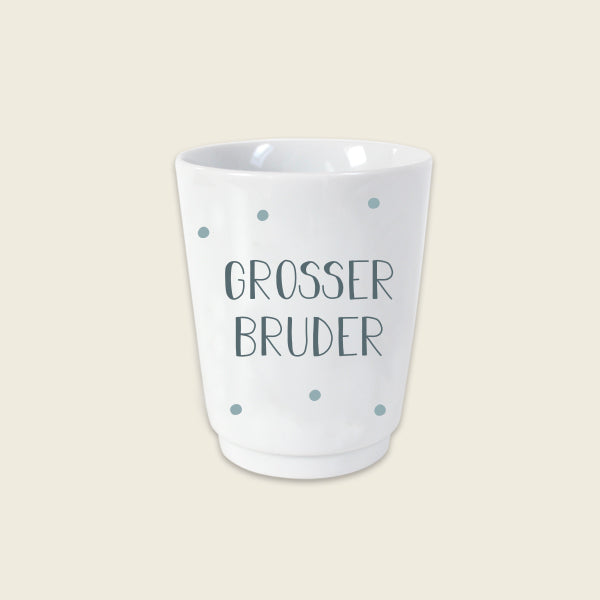 Porzellanbecher 'Grosser Bruder' AvaundYves