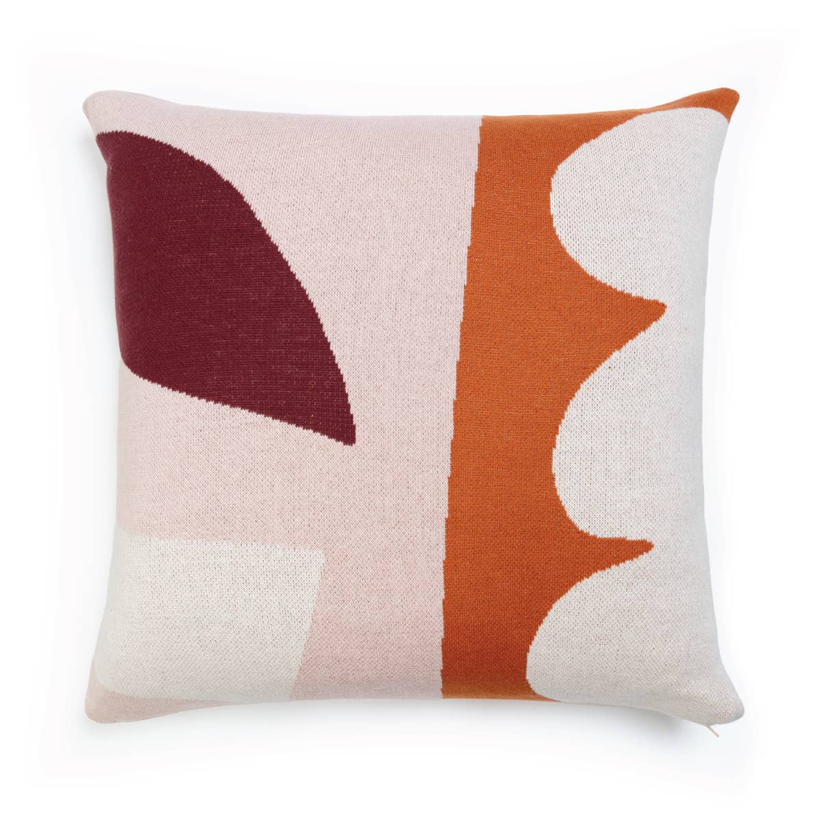 Sophie Home Kissenbezug aus Baumwollstrick — Orbi Orange
