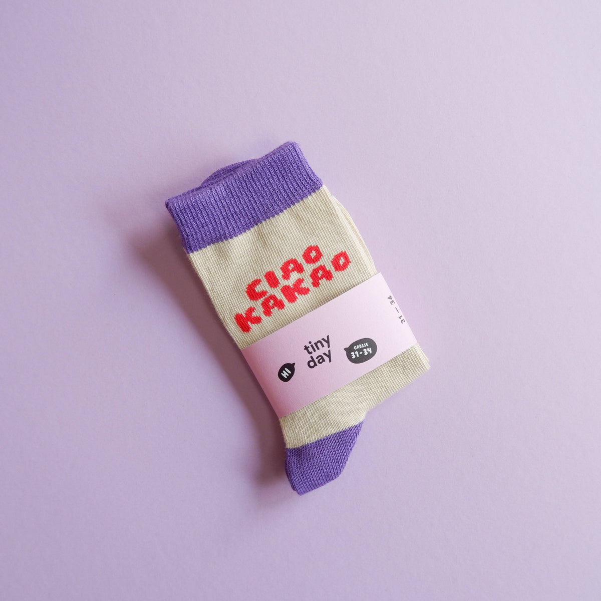 Tinyday Ciao Kakao-Socken Lila