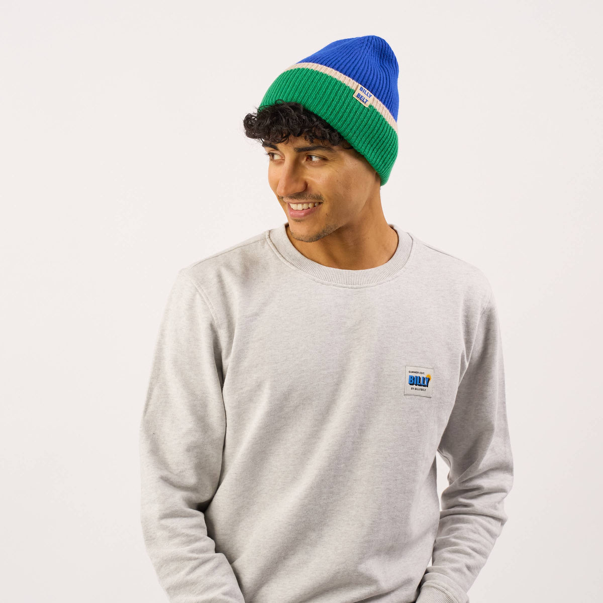 BILLYBELT - Beanie - Blau, Grün und Beige