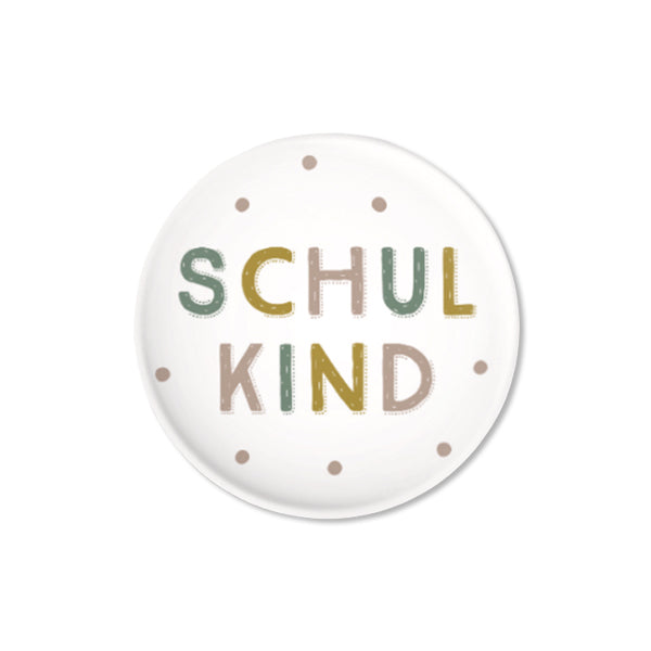 Button 'Schulkind / rose-senf-mint' AvaundYves