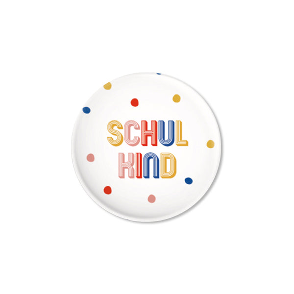 Button 'Bunte Punkte – Schulkind' AvaundYves