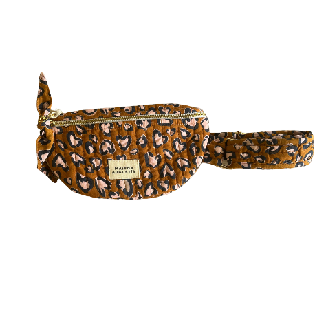 Maison Augustin Kinder Bauchtasche Leo Camel
