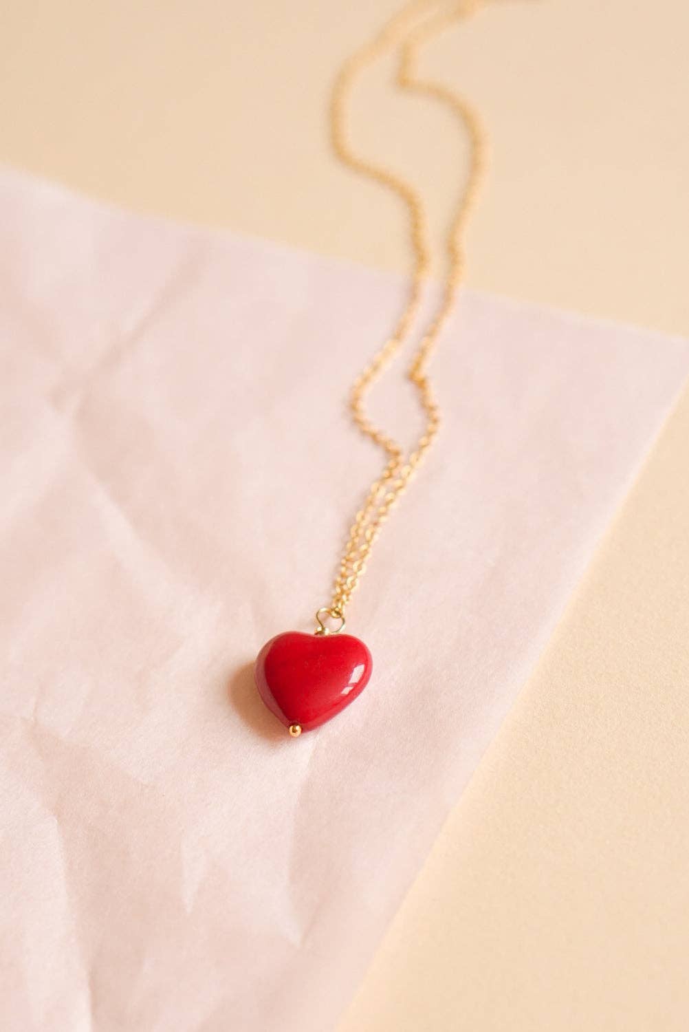San San "Mon coeur" - Kette mit Herzanhänger