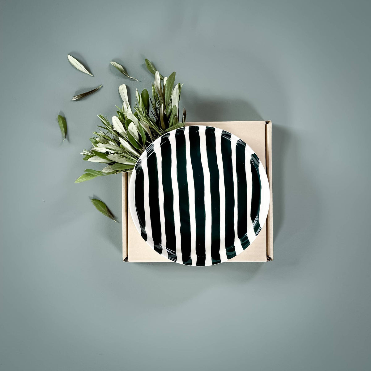 Magazin Minori Teller Stripes - gentle green