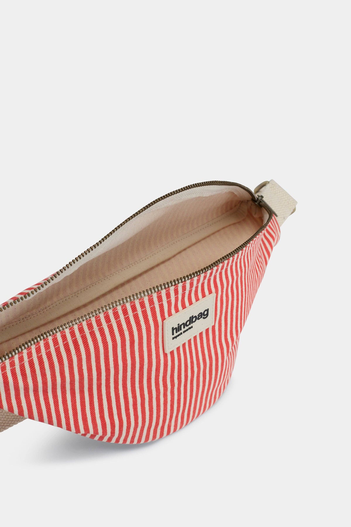 Hindbag Bauchtasche "Olivia" mit roten Streifen