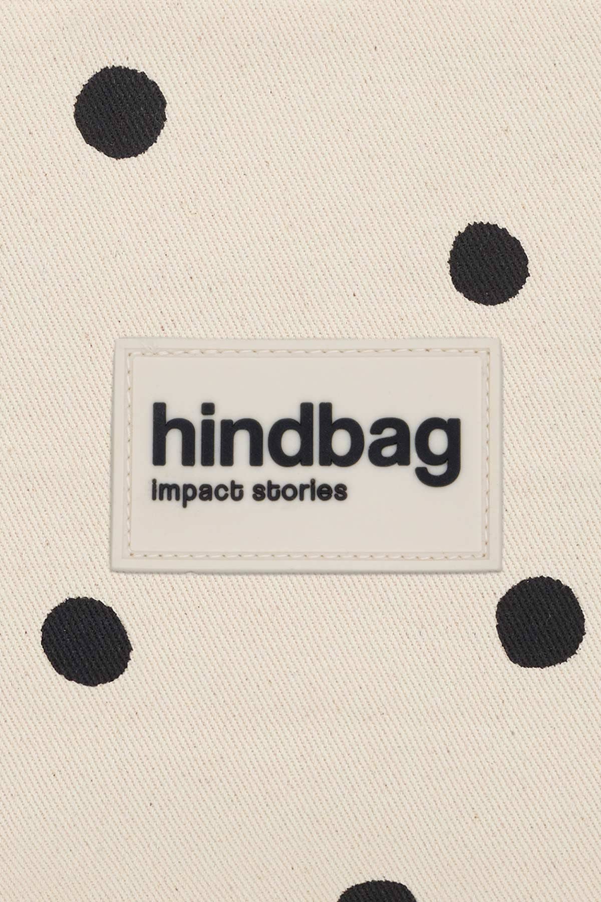 Hindbag Gürteltasche "Andrea" gepunktet ecru "Dolce Vita"