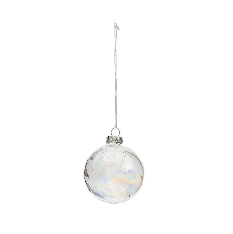 Ohhh! Lovely! Baumschmuck Glaskugel 'klar-irisierend' (6cm)