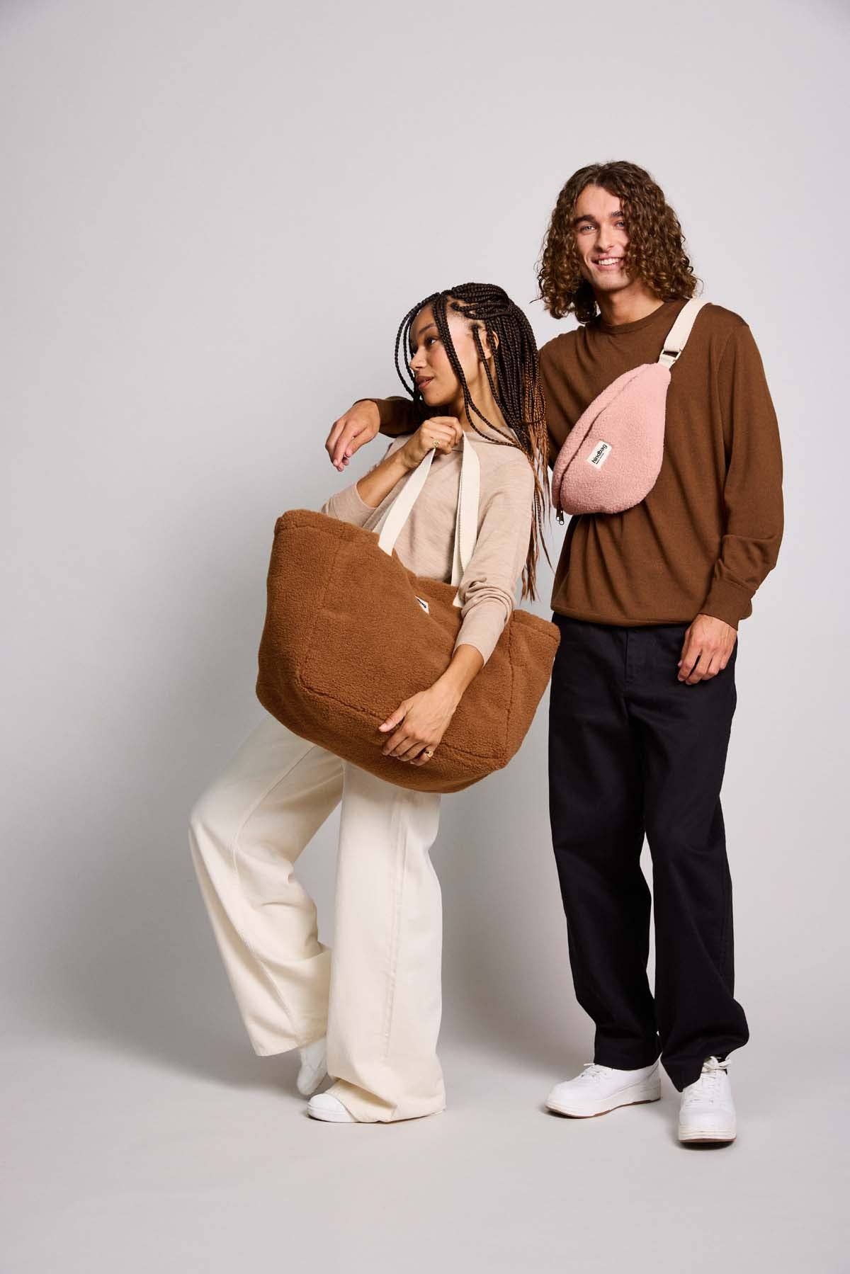 Hindbag Bauchtasche "Sasha" Teddy Puderrosa