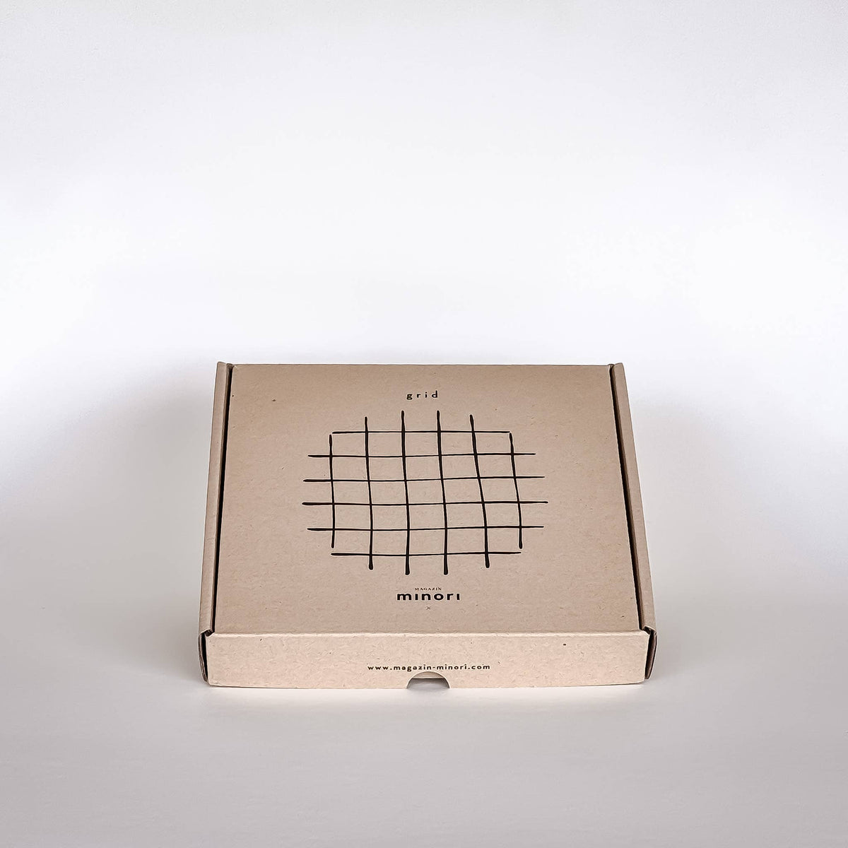 Magazin Minori Teller klein Grid - mare blue