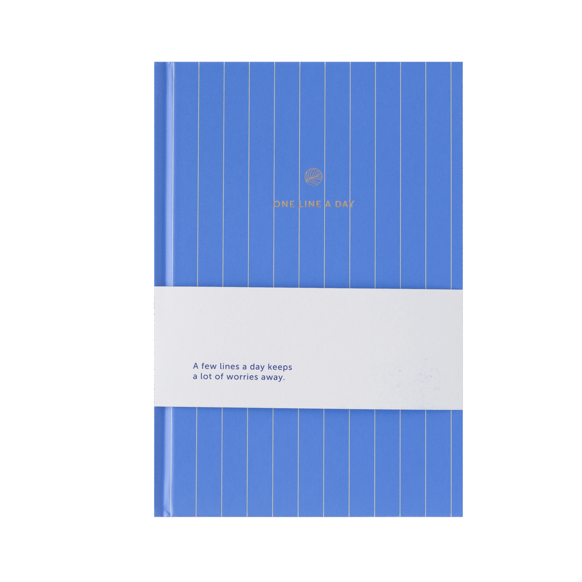 A-Journal One Line a Day - Lavendelfarbene Streifen