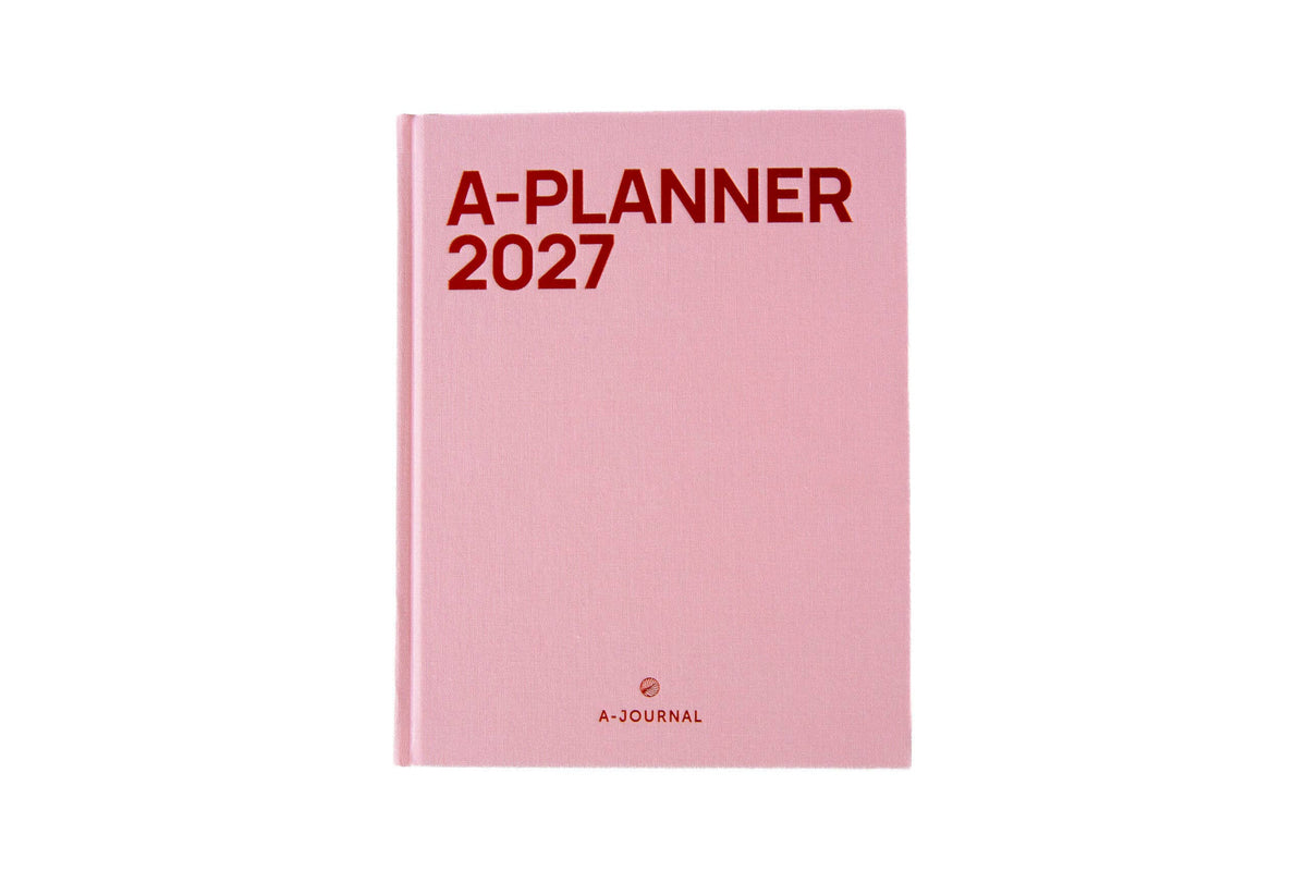A-Journal - A-Planner Tagebuch 2027 – Rosa Leinen