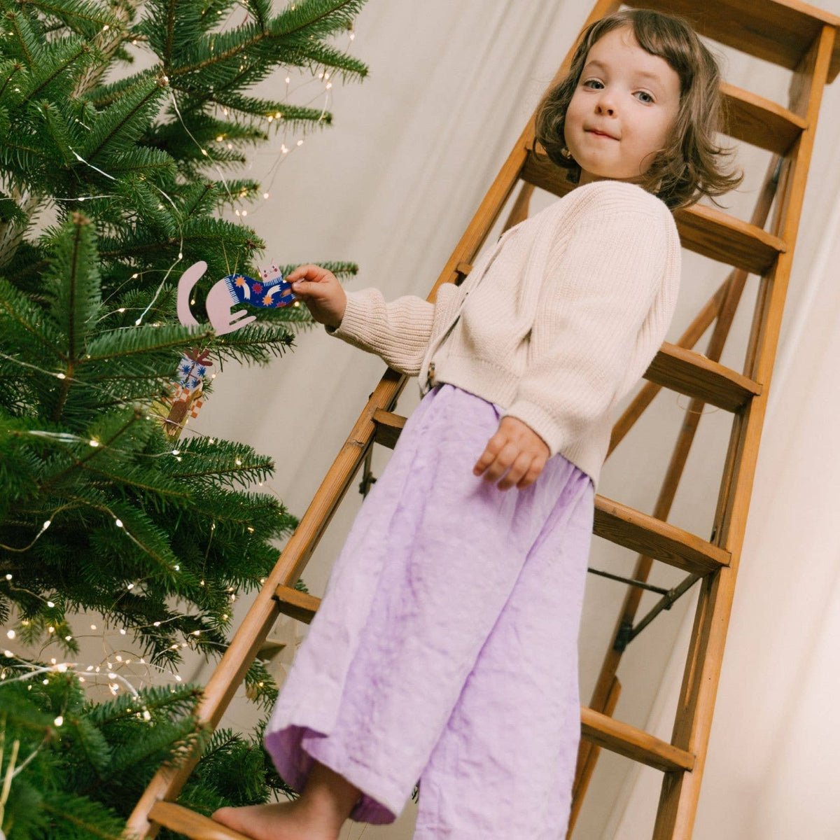 Skifahrer-Weihnachtsschmuck, Weihnachtsbaum-Hängedekoration