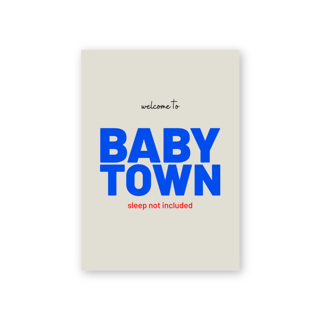 HERR&FRAUHEMPEL - Postkarte - BABYTOWN