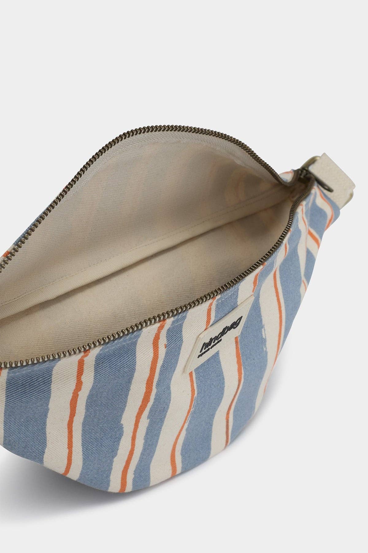 Hindbag Gürteltasche "Olivia" mit orange-blauen Streifen