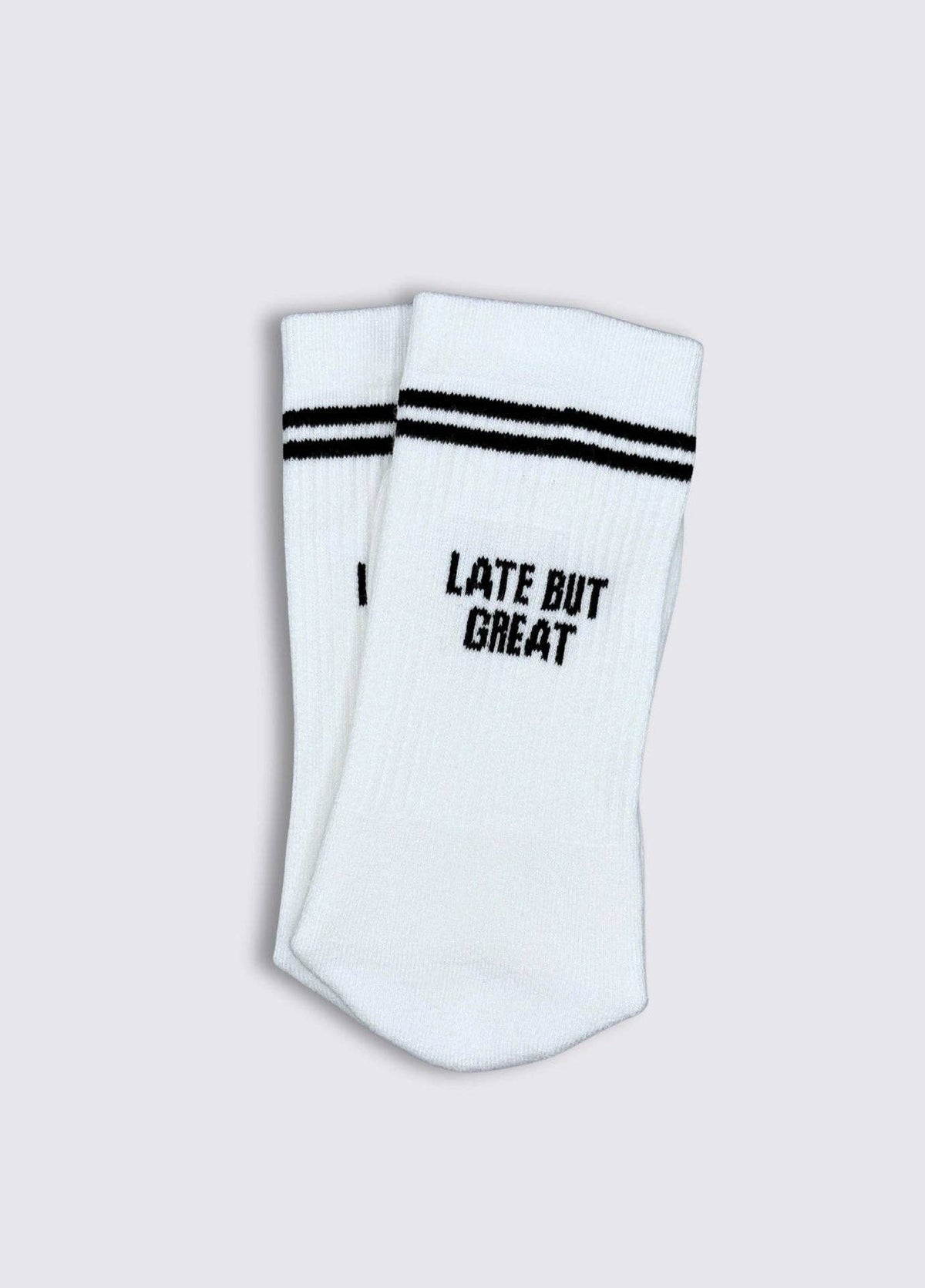 No Bad Days Club -" LATE BUT GREAT" SOCKEN | RETRO Design