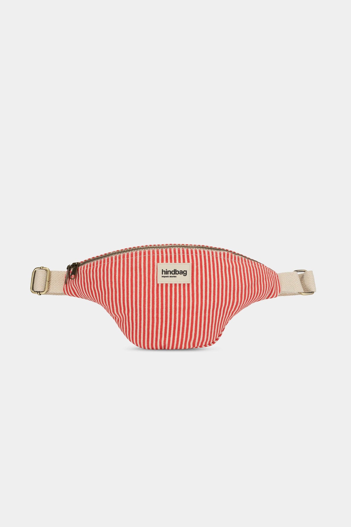 Hindbag Bauchtasche "Olivia" mit roten Streifen