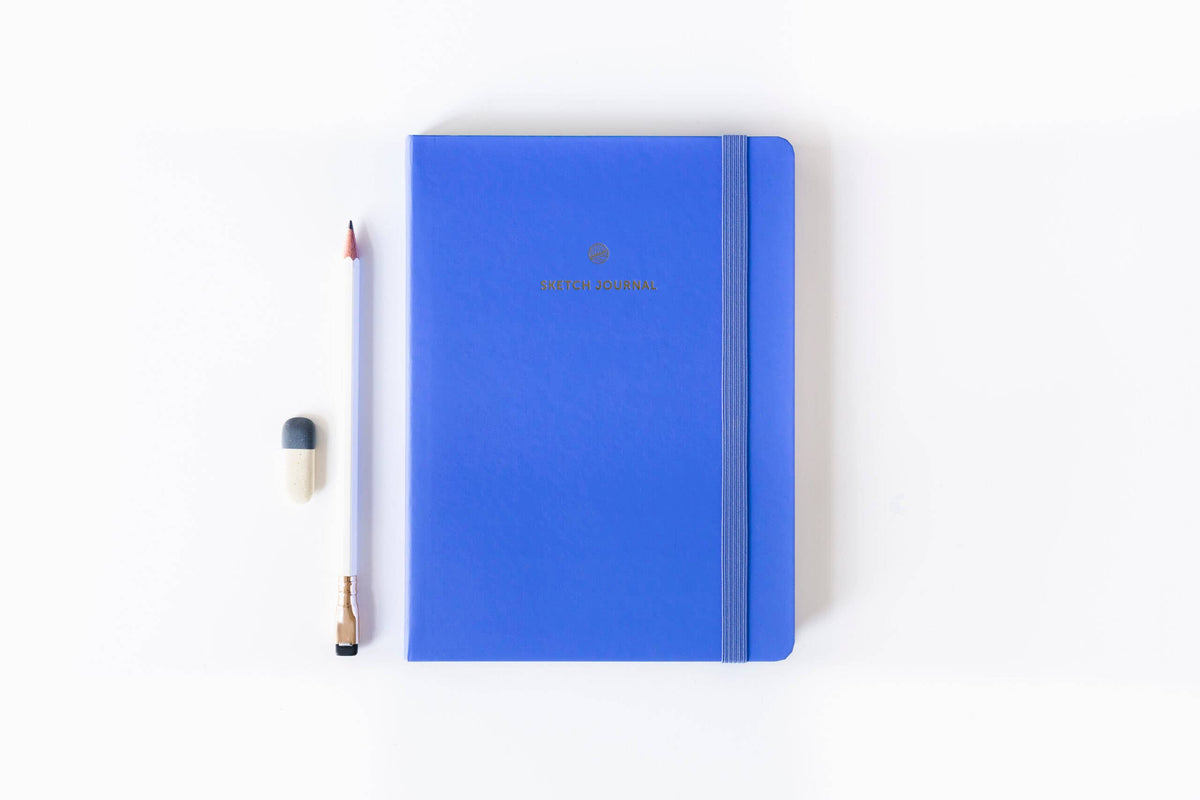 A-Journal Skizzenbuch - Blau