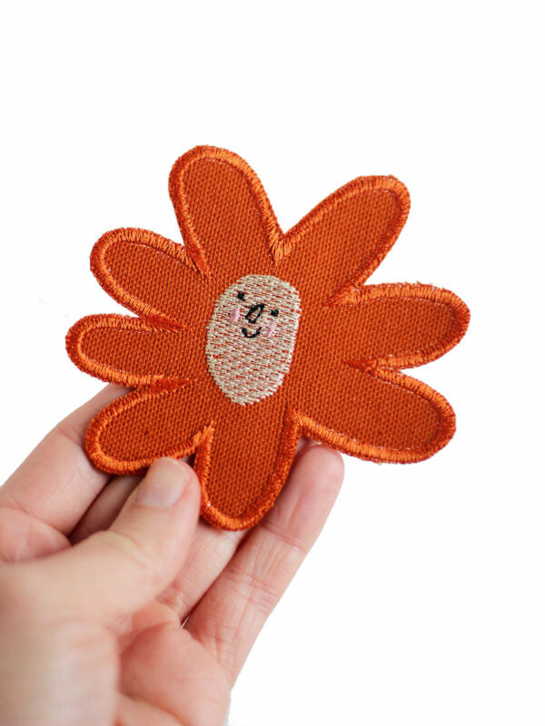 Aufnäher 'Blume Groß' von Halfbird