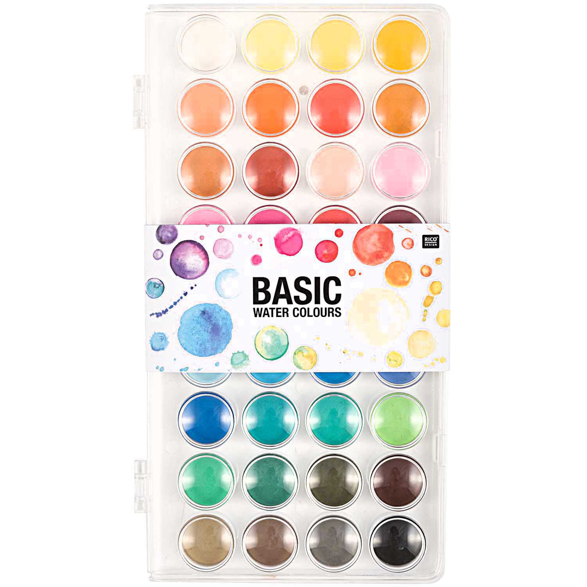 Wasserfarbkasten '36 Farben' Rico Design