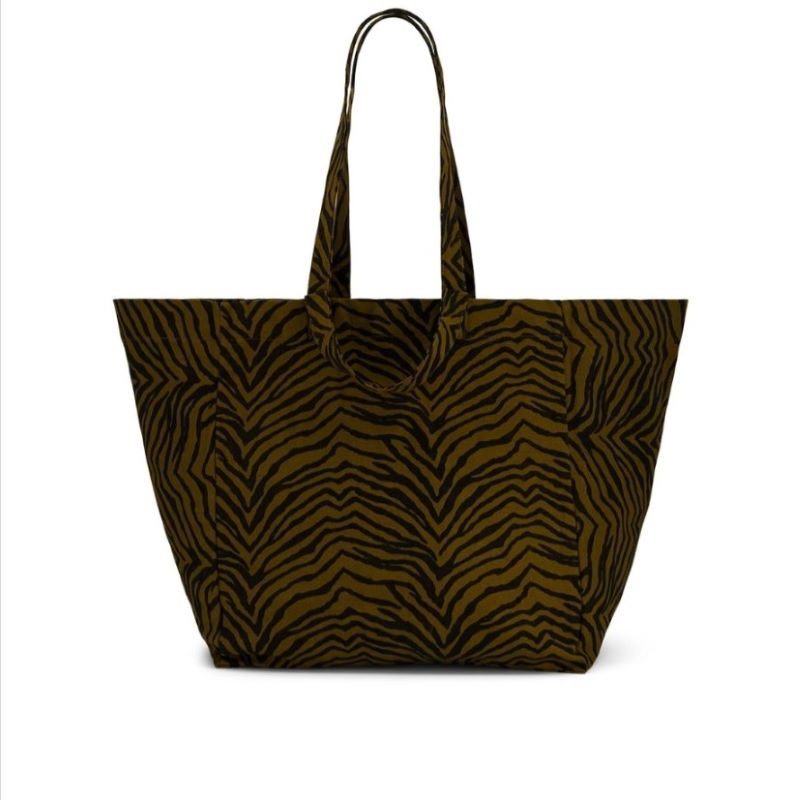 Rose in April "Elisa" Shopper Tapenade Zebra'